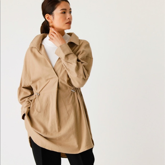 3/$30 NWOT Japanese brand Azul by Moussy 100% cotton top - Picture 2 of 13